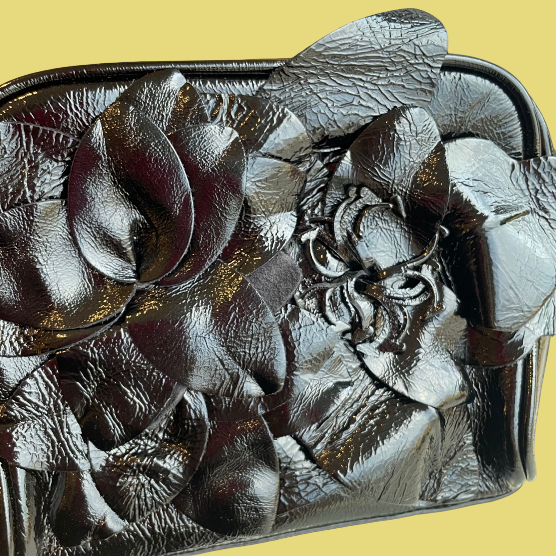 BOLSA DE OMBRO VERNIZ  ZARA