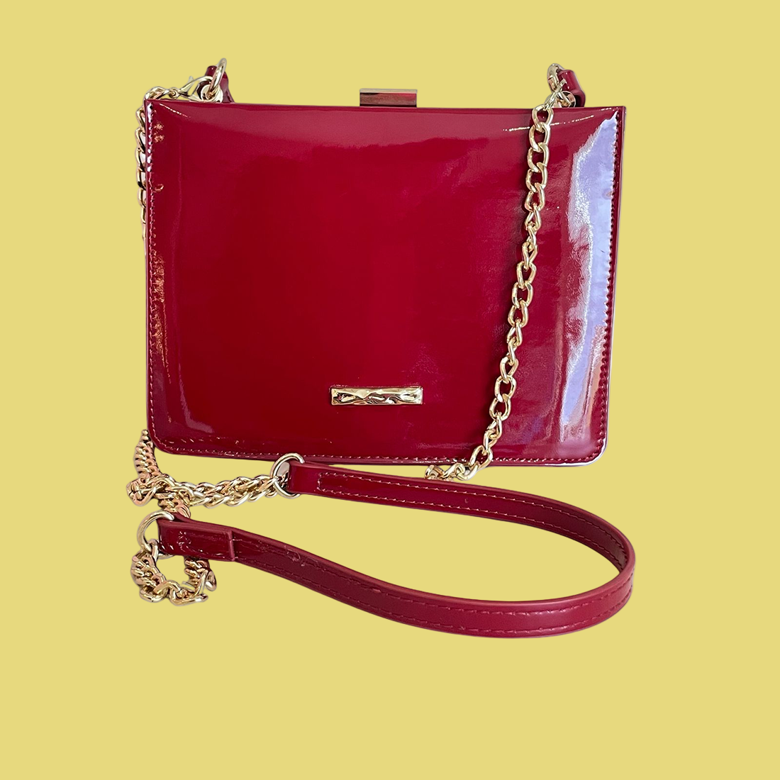 BOLSA CLUTCH VERNIZ  KOKO COUTURE