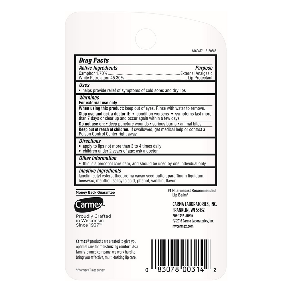 CARMEX  MINIS C/ TRES BISNAGAS 5G