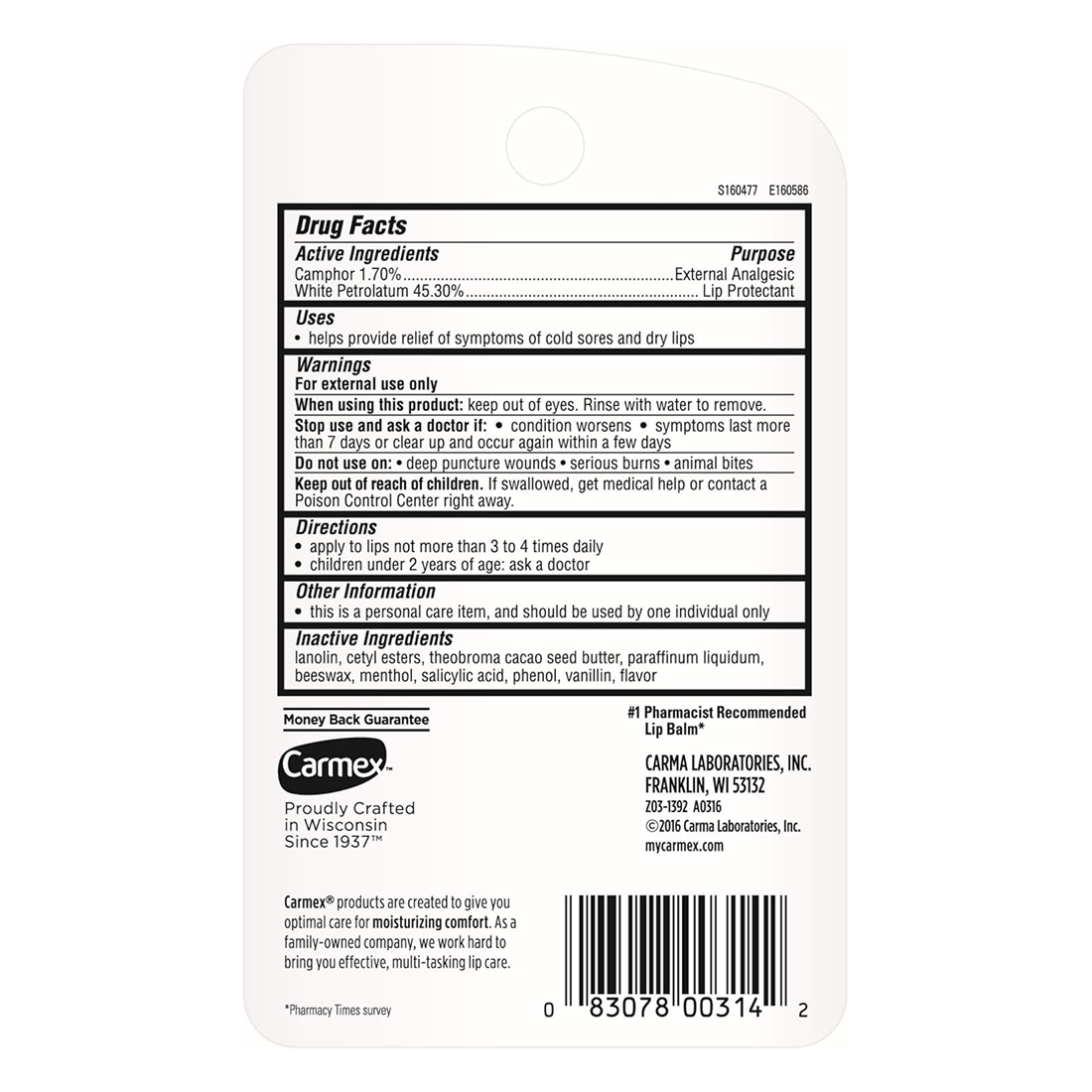 CARMEX  MINIS C/ TRES BISNAGAS 5G