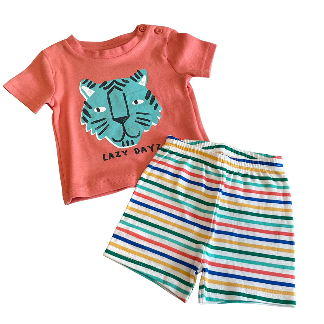 PIJAMA INFANTIL PRIMARK  LARANJA 3 / 6 MESES