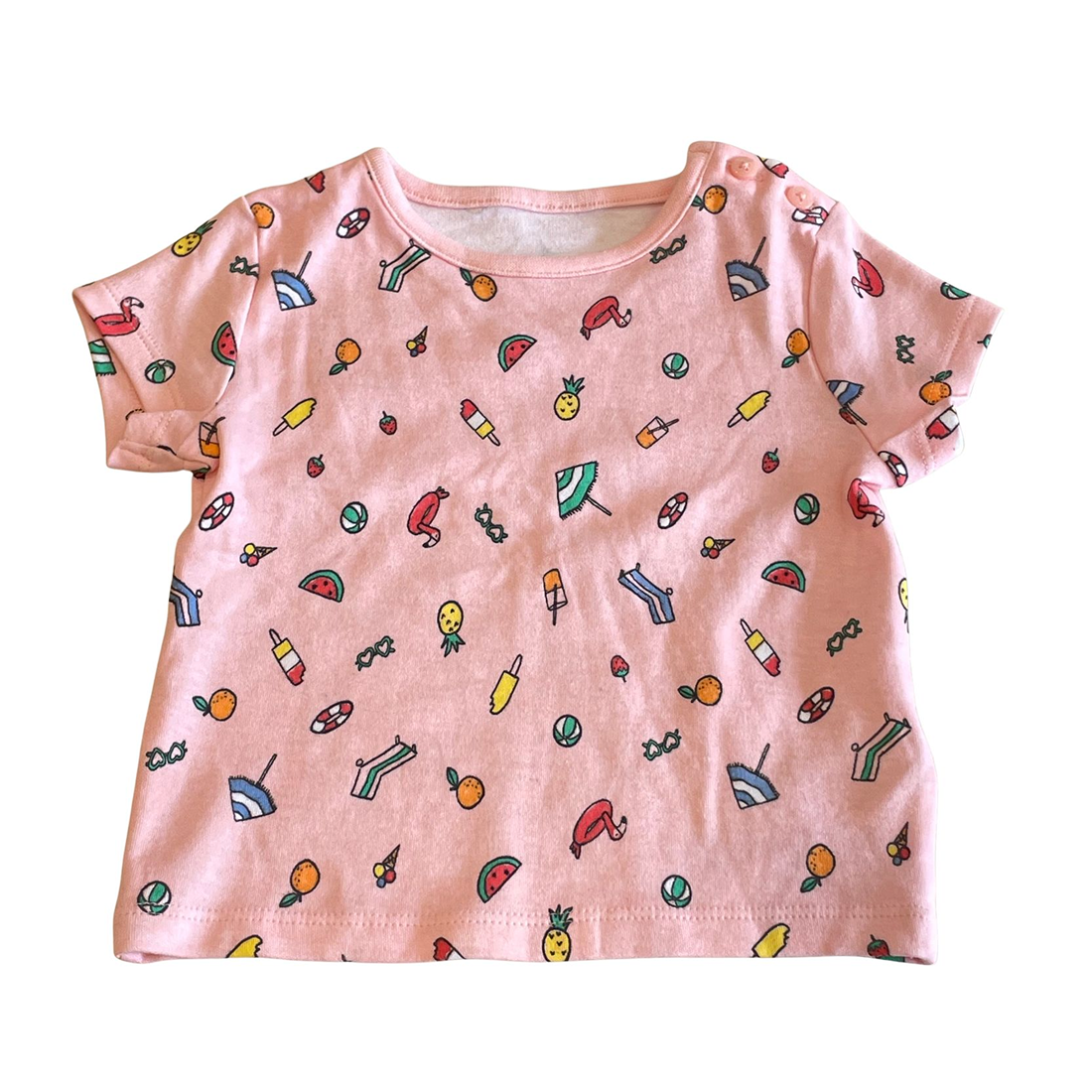 PIJAMA INFANTIL PRIMARK  ROSA 6/9 MESES