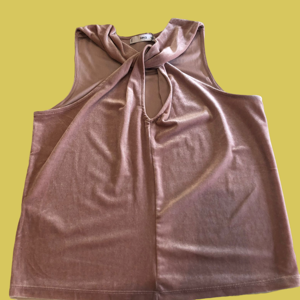 BLUSA VELUDO MANGO (MNG)