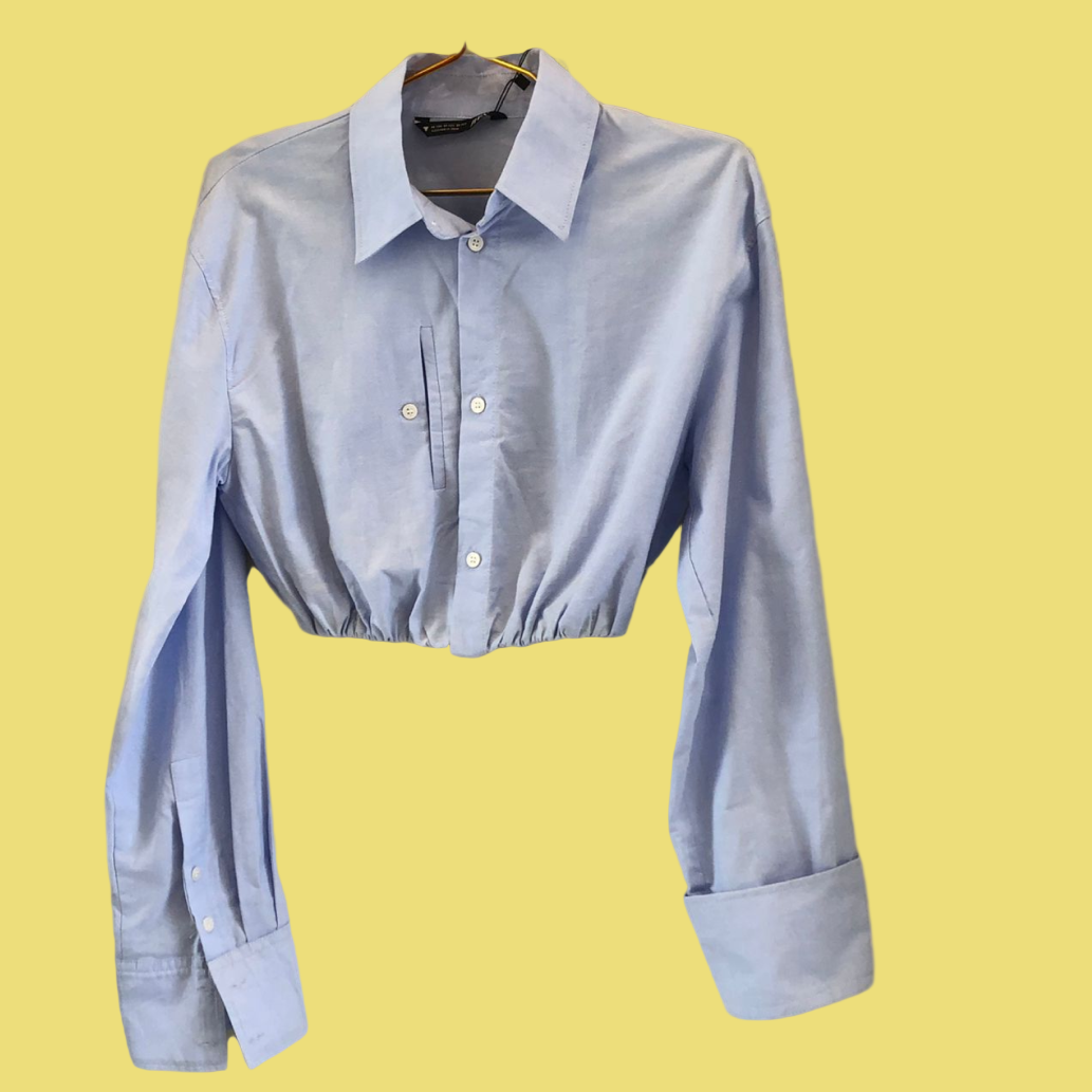 CROPED MANGA LONGA  ZARA