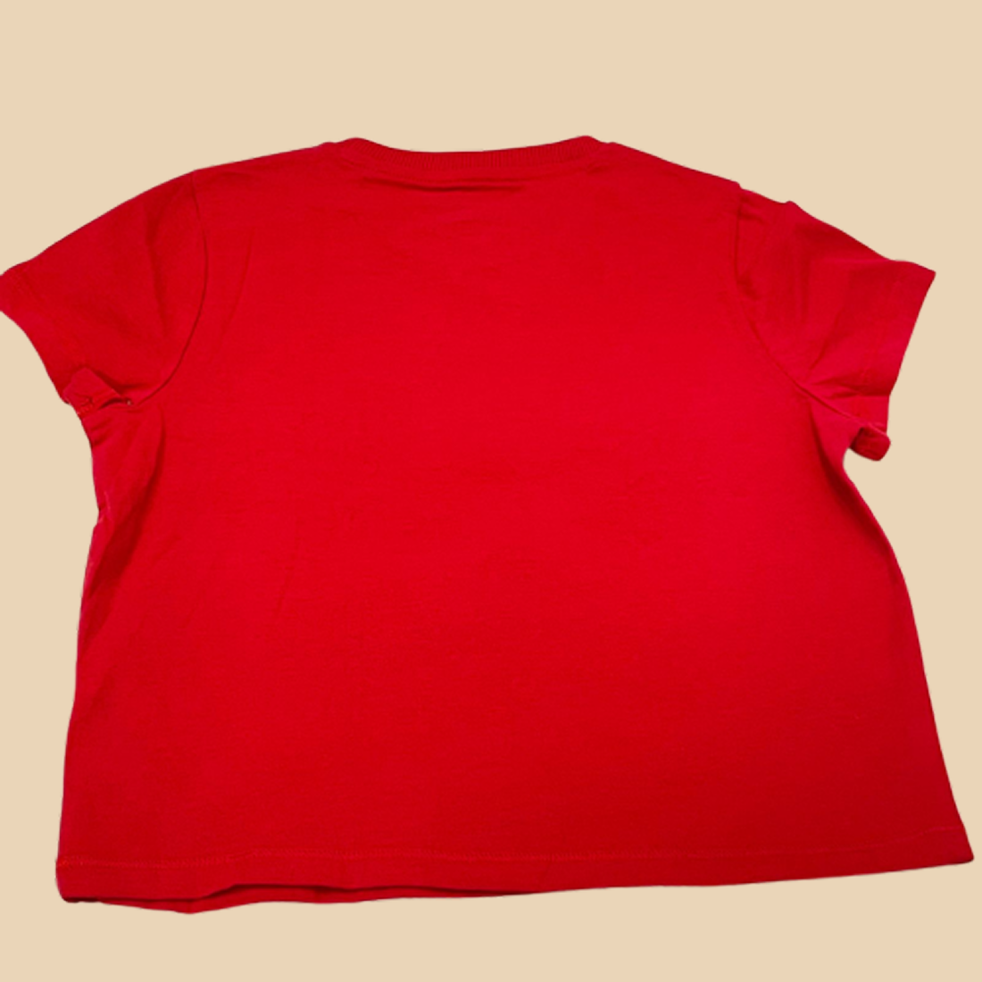 T SHIRT MASCULINO VERMELHA M & S TAM 4/5 ANOS