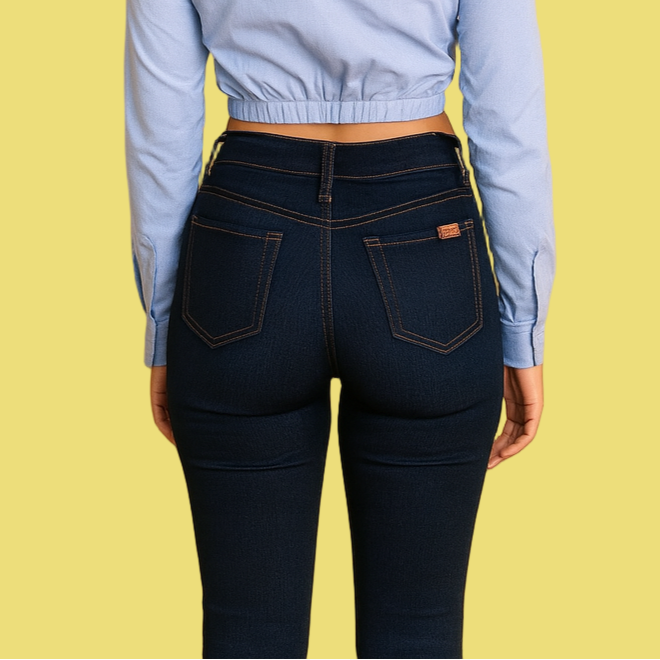 CALCA JEANS SKINNY MARCA 7