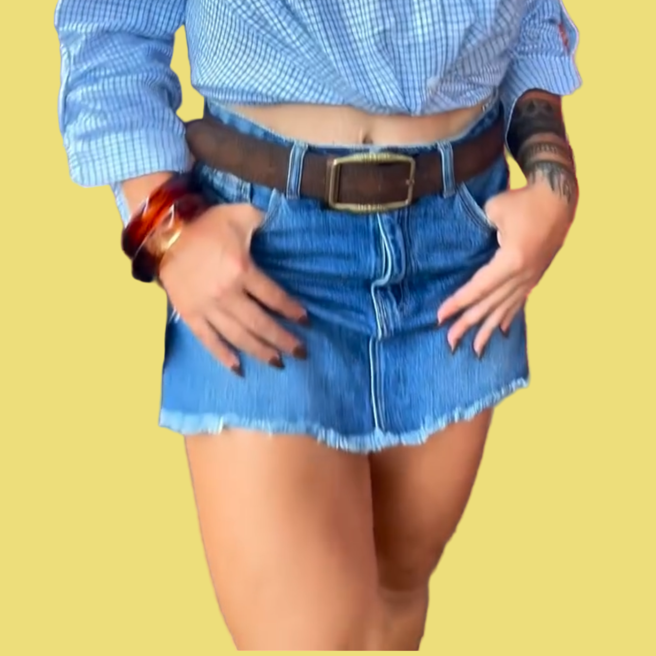 SHORT SAIA JEANS STRADIVARIUS