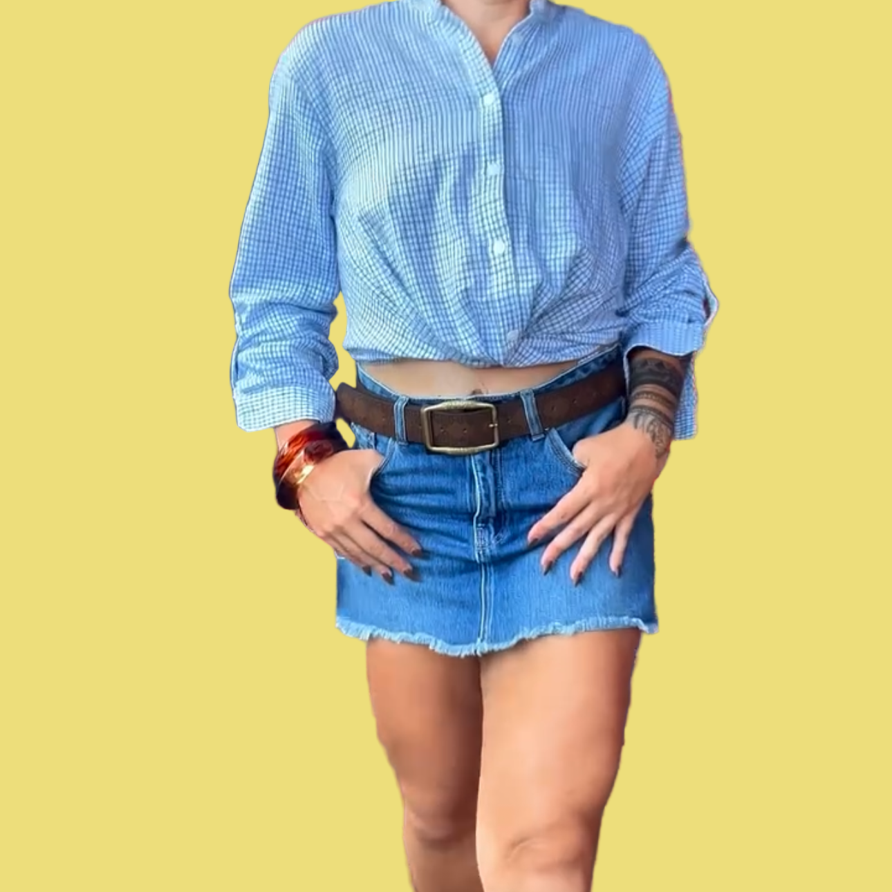 SHORT SAIA JEANS STRADIVARIUS