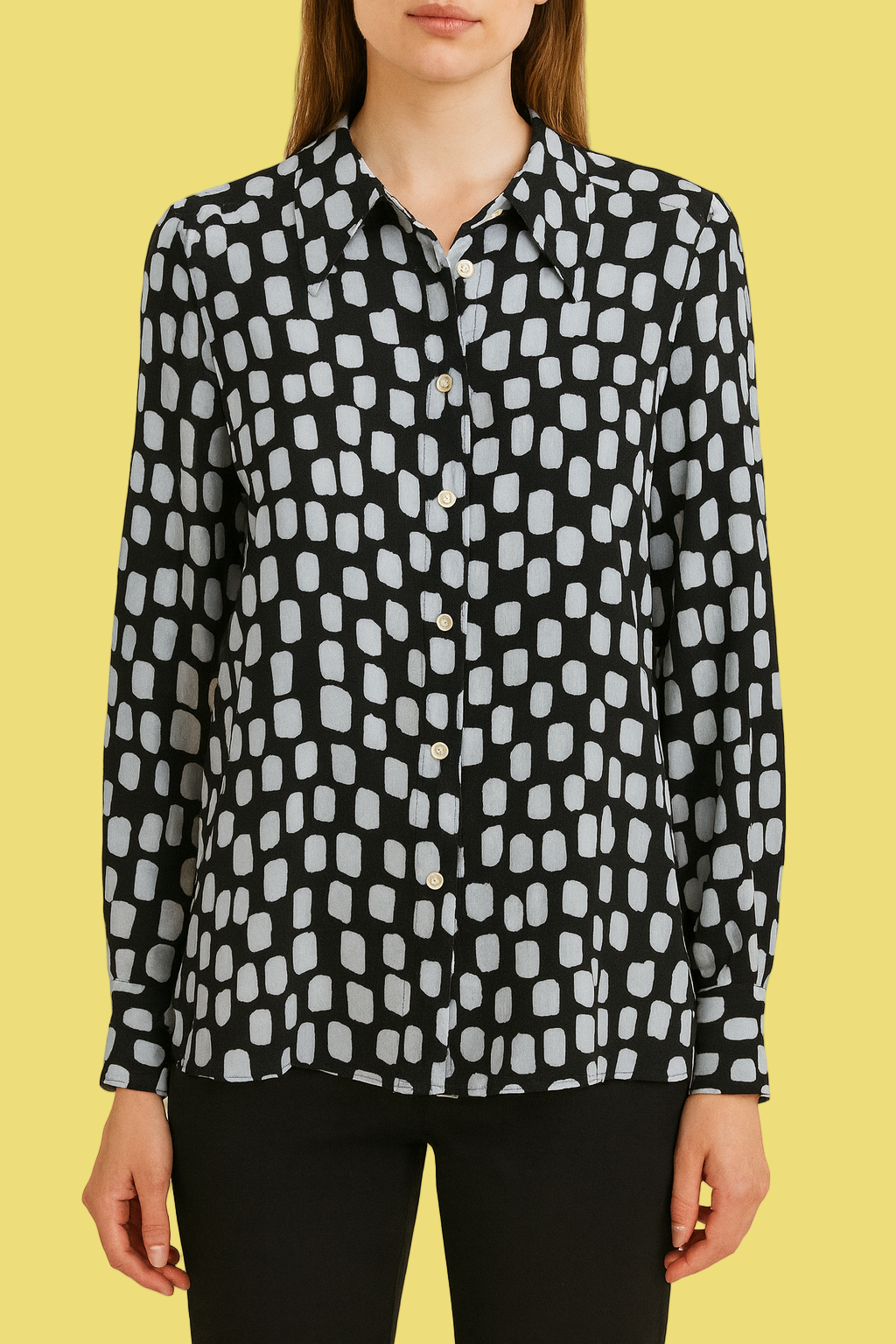 BLUSA ESTILO CAMISA ESTAMPADA M&S