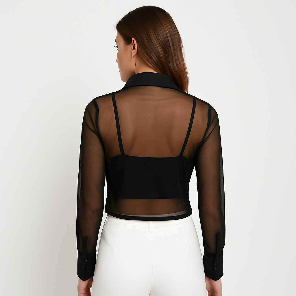 CROPED FINO PRETO TAM P