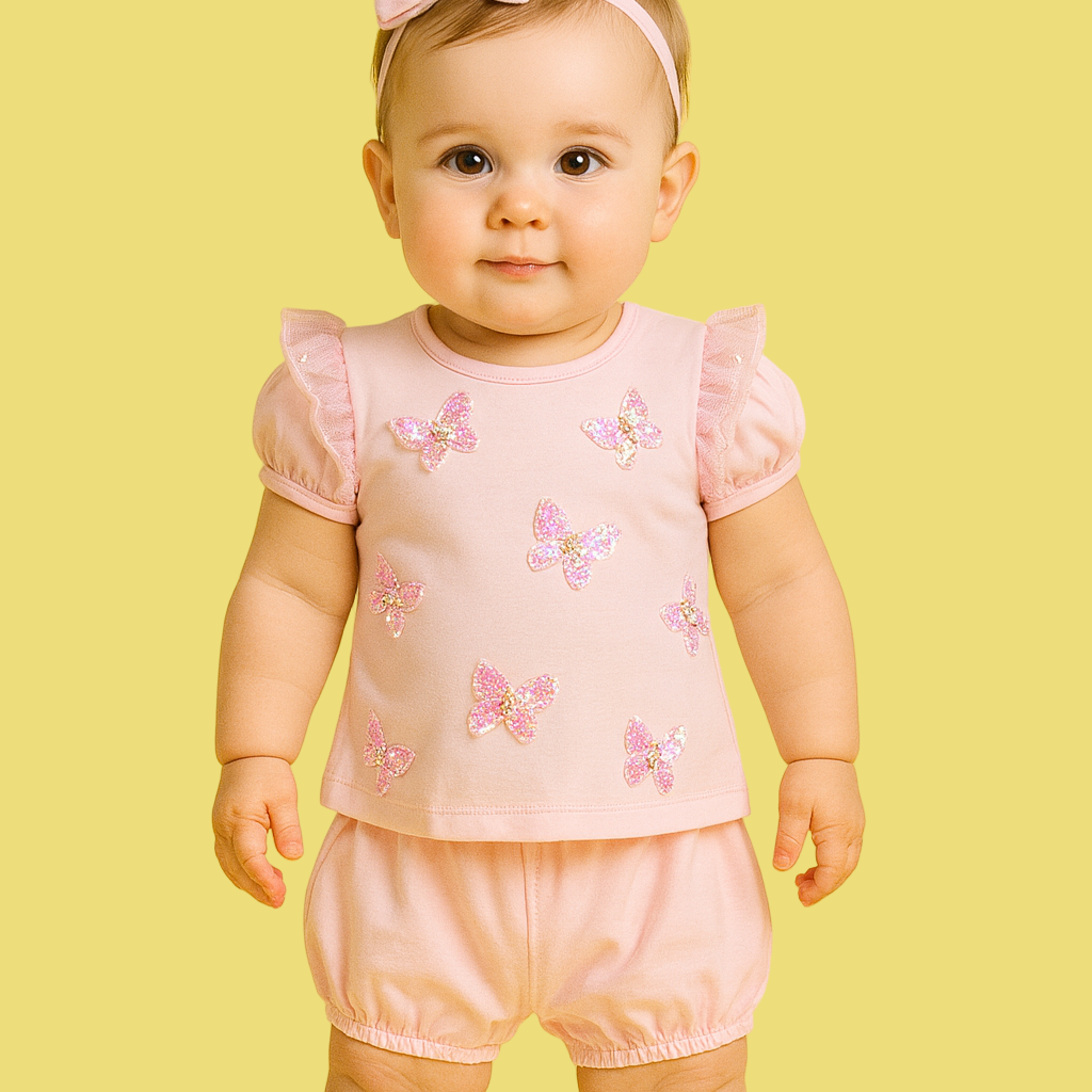 CONJUNTO INFANTIL BLUSA/ CALCINHA MINTINI