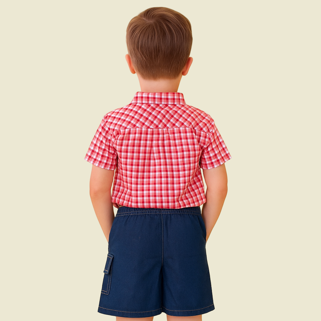 CONJUNTO INFANTIL CAMISA/SHORT  MICK MACK