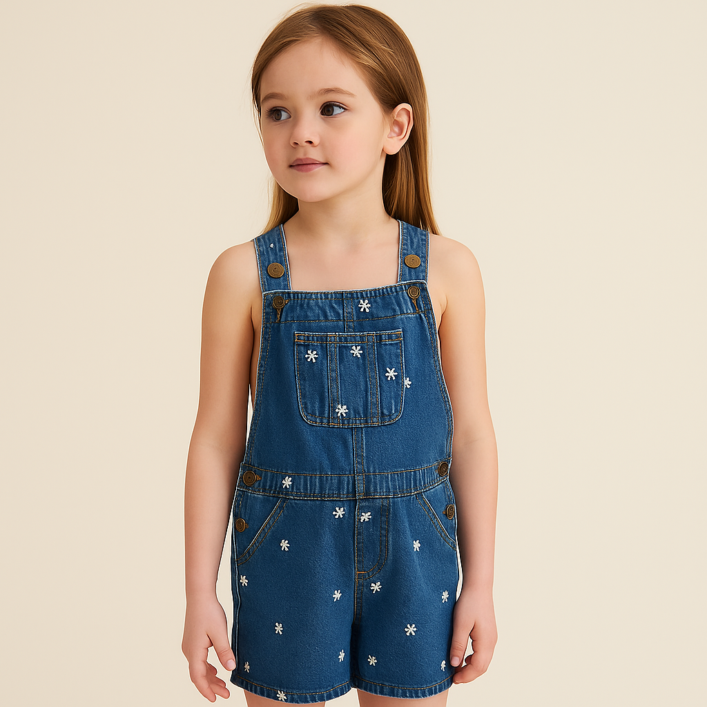 JARDINEIRA INFANTIL JEANS JOHN LEWIS