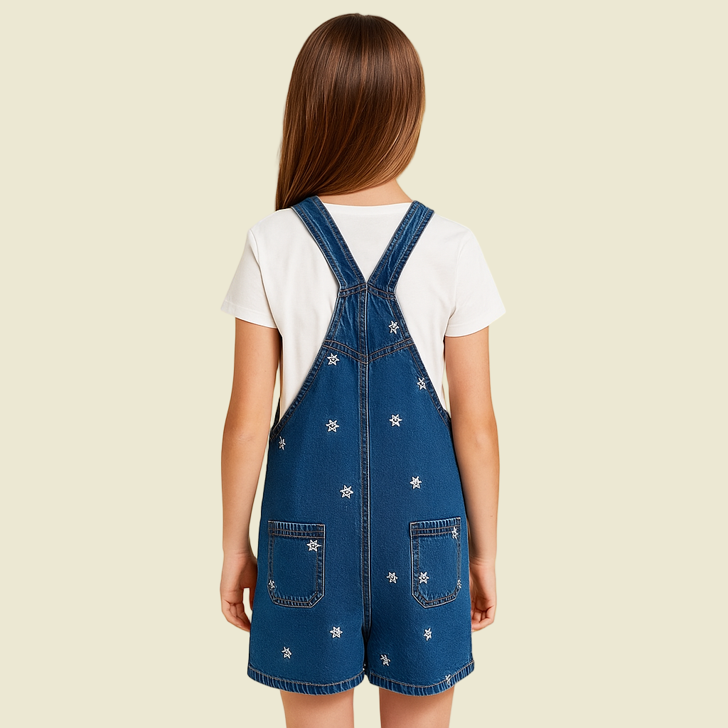 JARDINEIRA INFANTIL JEANS JOHN LEWIS