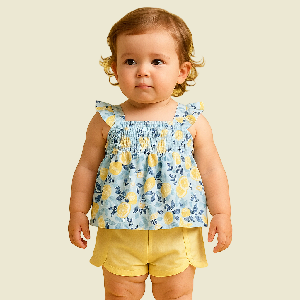 CONJUNTO INFANTIL BLUSA/SHORT ISAAC MIZRAHI
