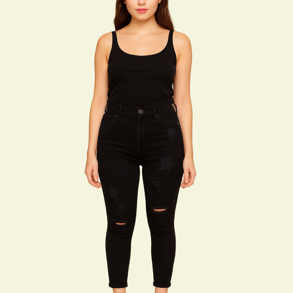 CALCA JEANS THREADBARE