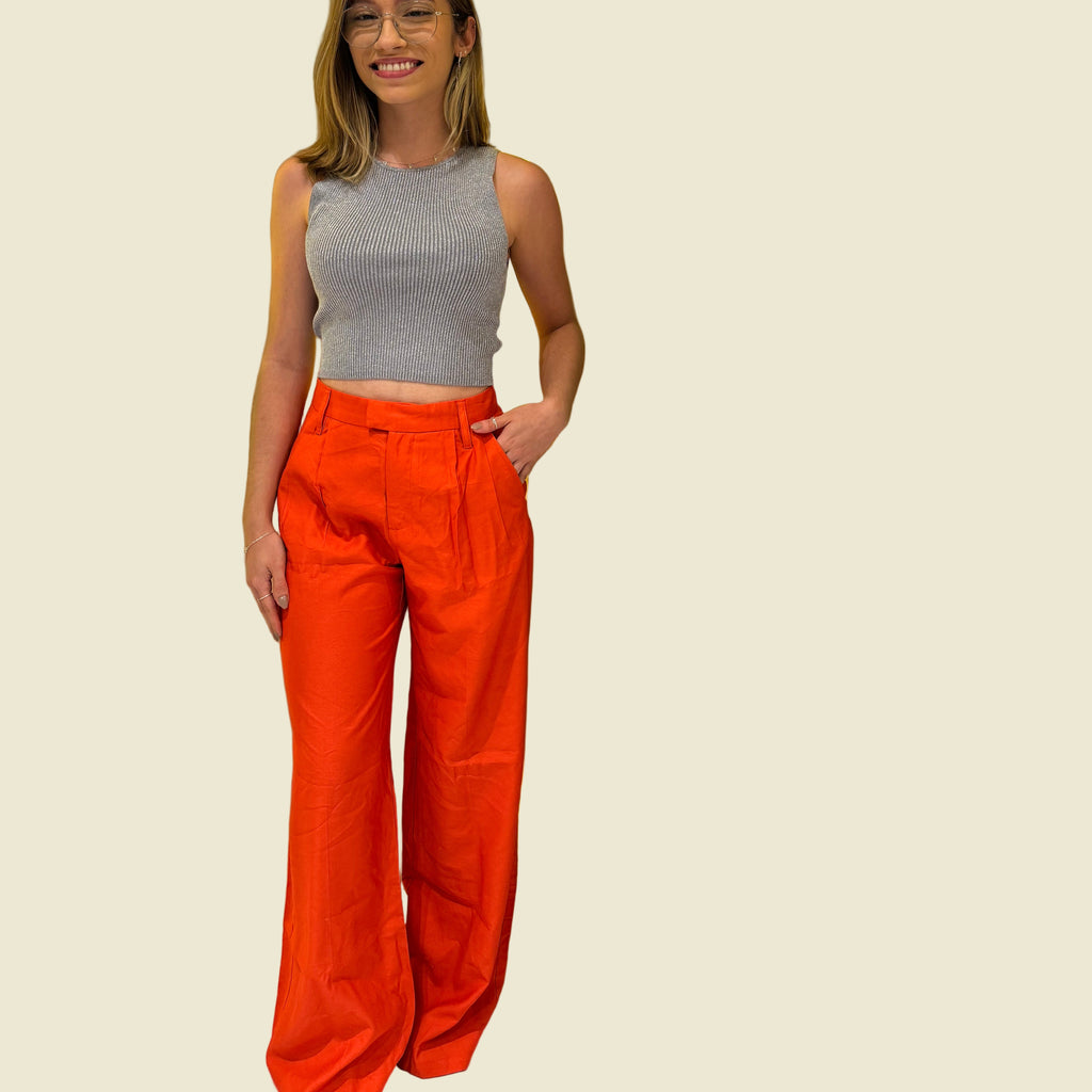 CALCA ALFAIATARIA BERSHKA