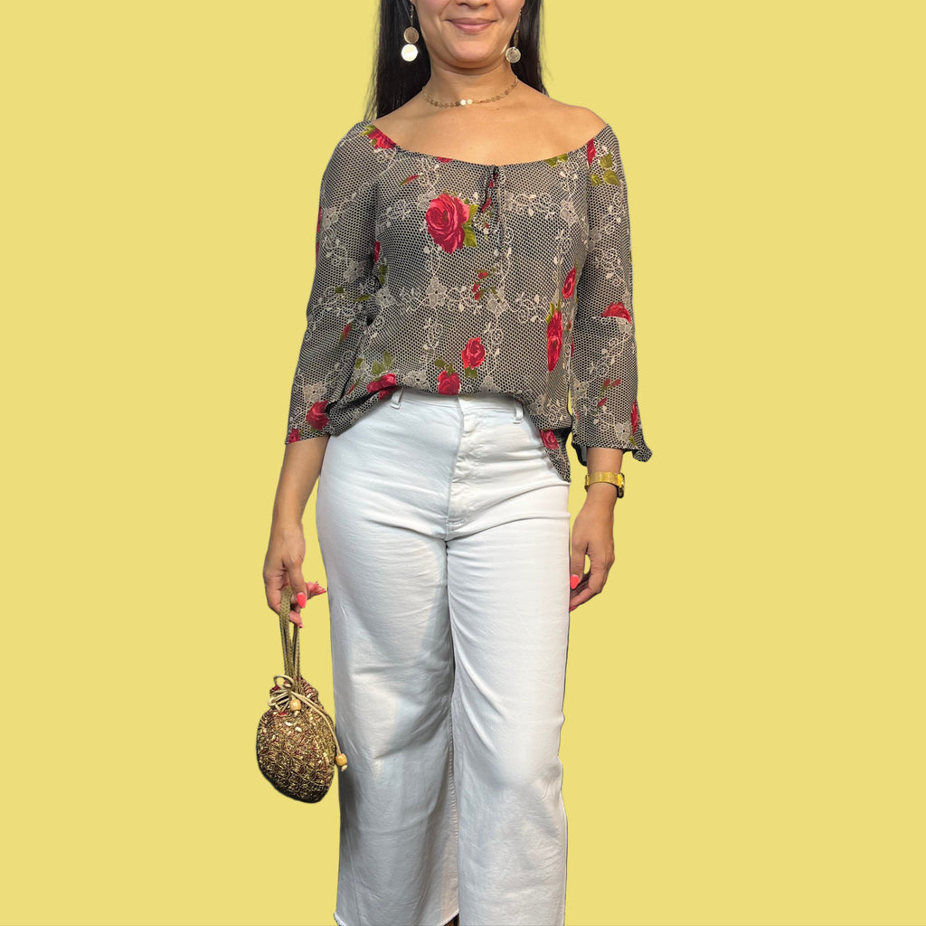 BLUSA FINO ESTAMPADO