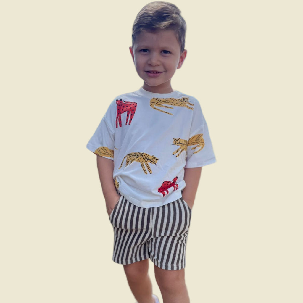CONJUNTO INFANTIL TSHIRT/SHORT FELINE ZARA