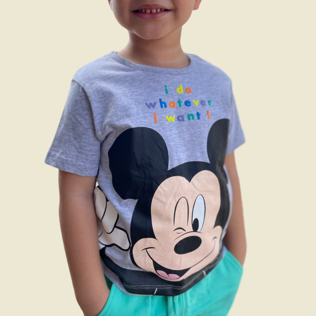 CONJUNTO INFANTIL SHORT/TSHIRT MICKEY MOUSE