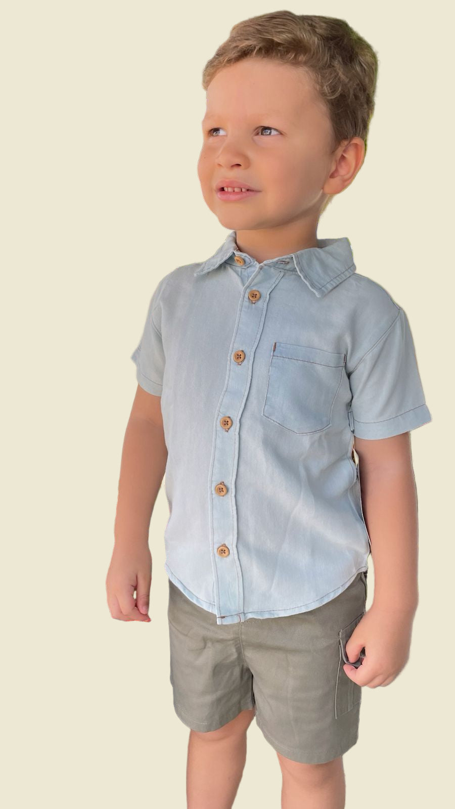 CONJUNTO INFANTIL CAMISA /SHORT  MICK MACK