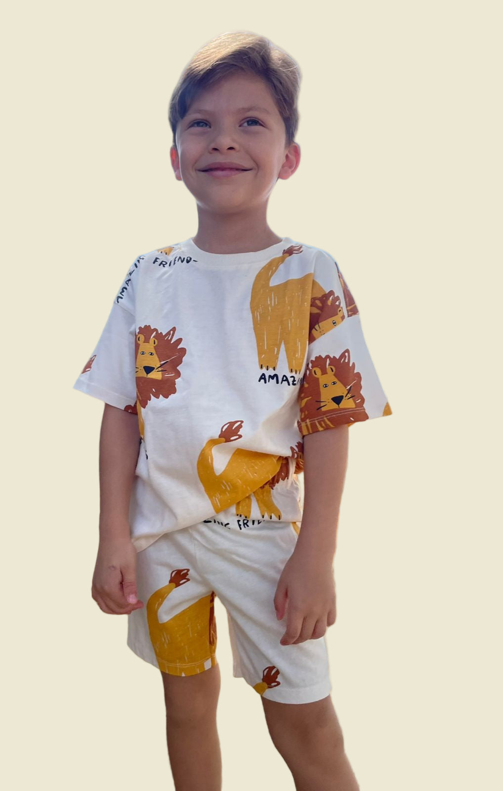 CONJUNTO INFANTIL TSHIRT/SHORT LION  ZARA