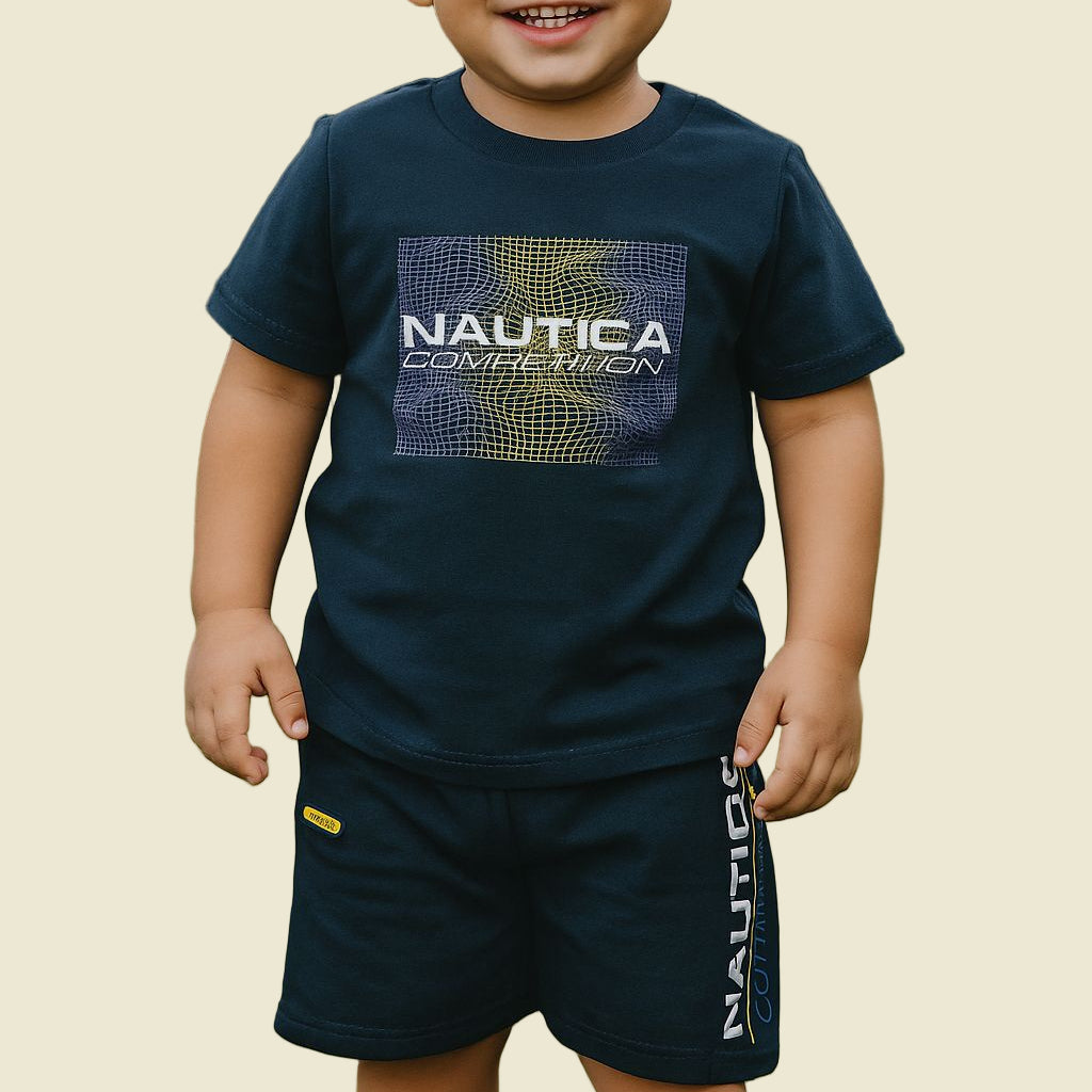 CONJUNTO INFANTIL SHORT/TSHIRT NAUTICA