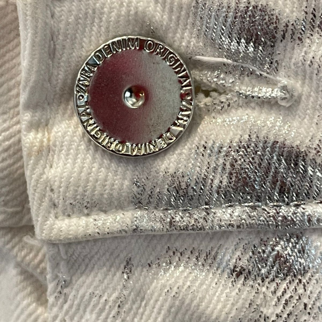 SHORT JEANS METALIZADO ZARA