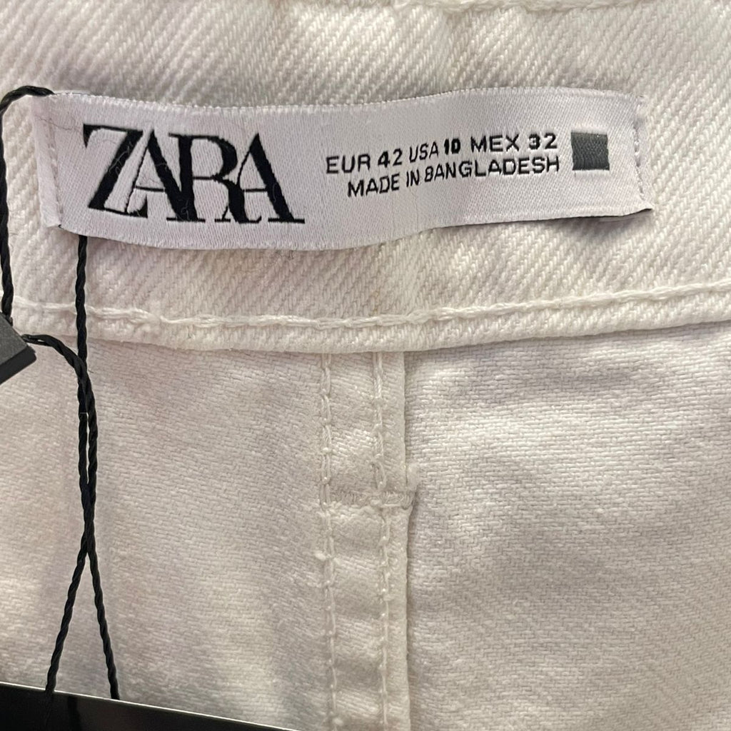 SHORT JEANS METALIZADO ZARA