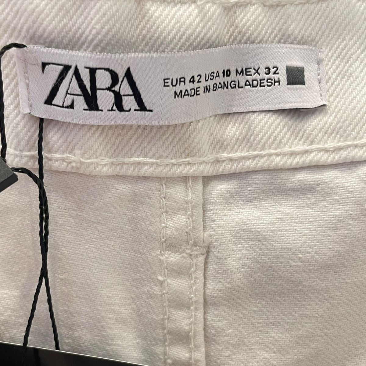SHORT JEANS METALIZADO ZARA