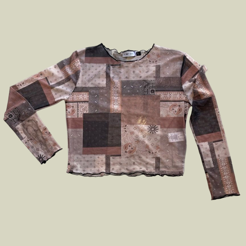 CROPPED ESTAMPADO  SPOTTED