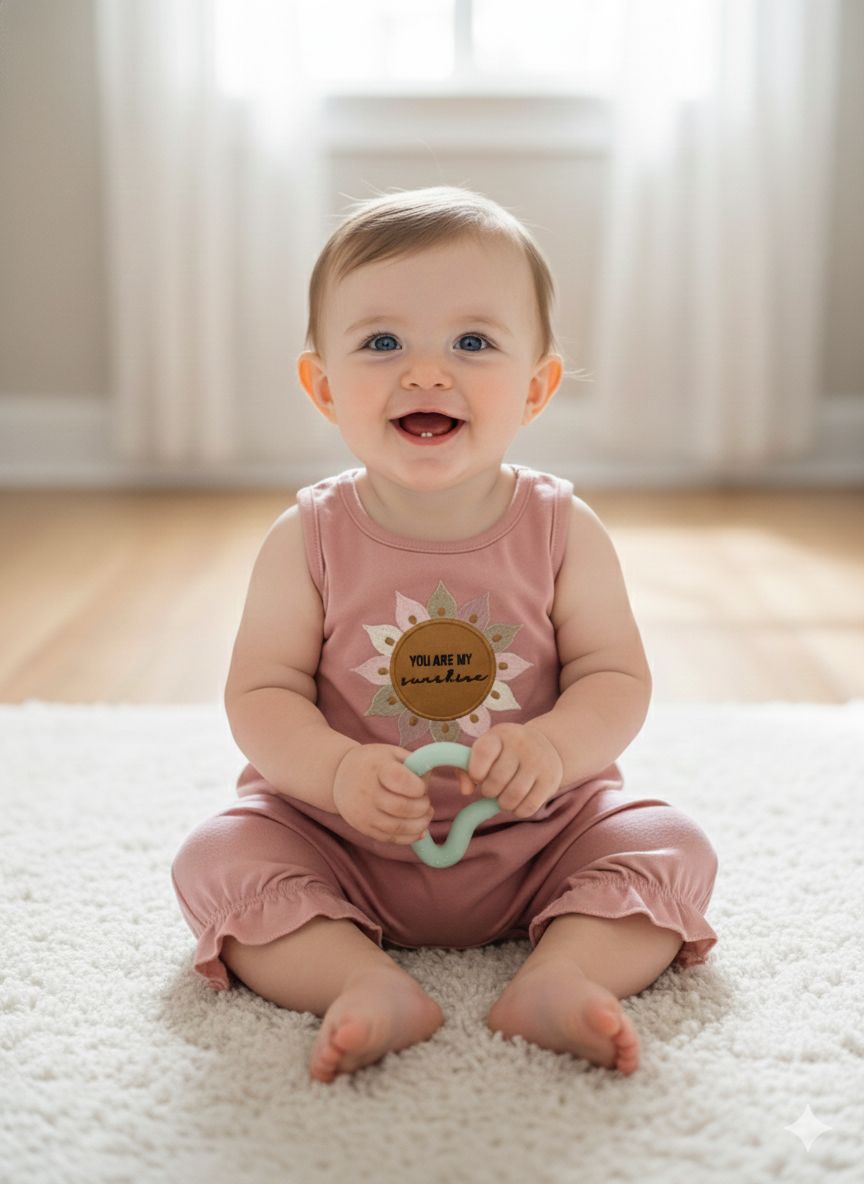 MACACÃO INFANTIL FEMININO BORDADO
