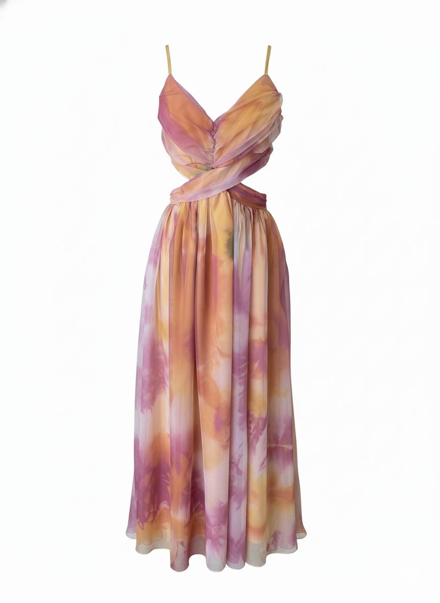 VESTIDO TULE ESTAMPADO