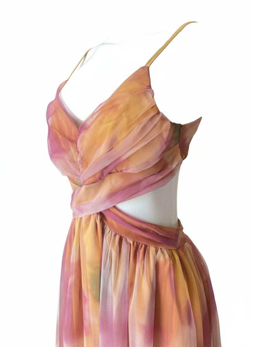 VESTIDO TULE ESTAMPADO