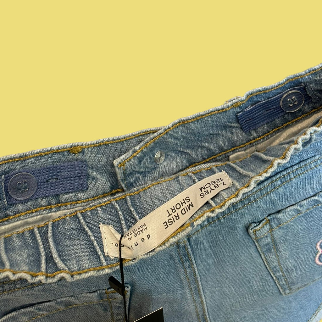 SHORT INFANTIL JEANS  MID RISE