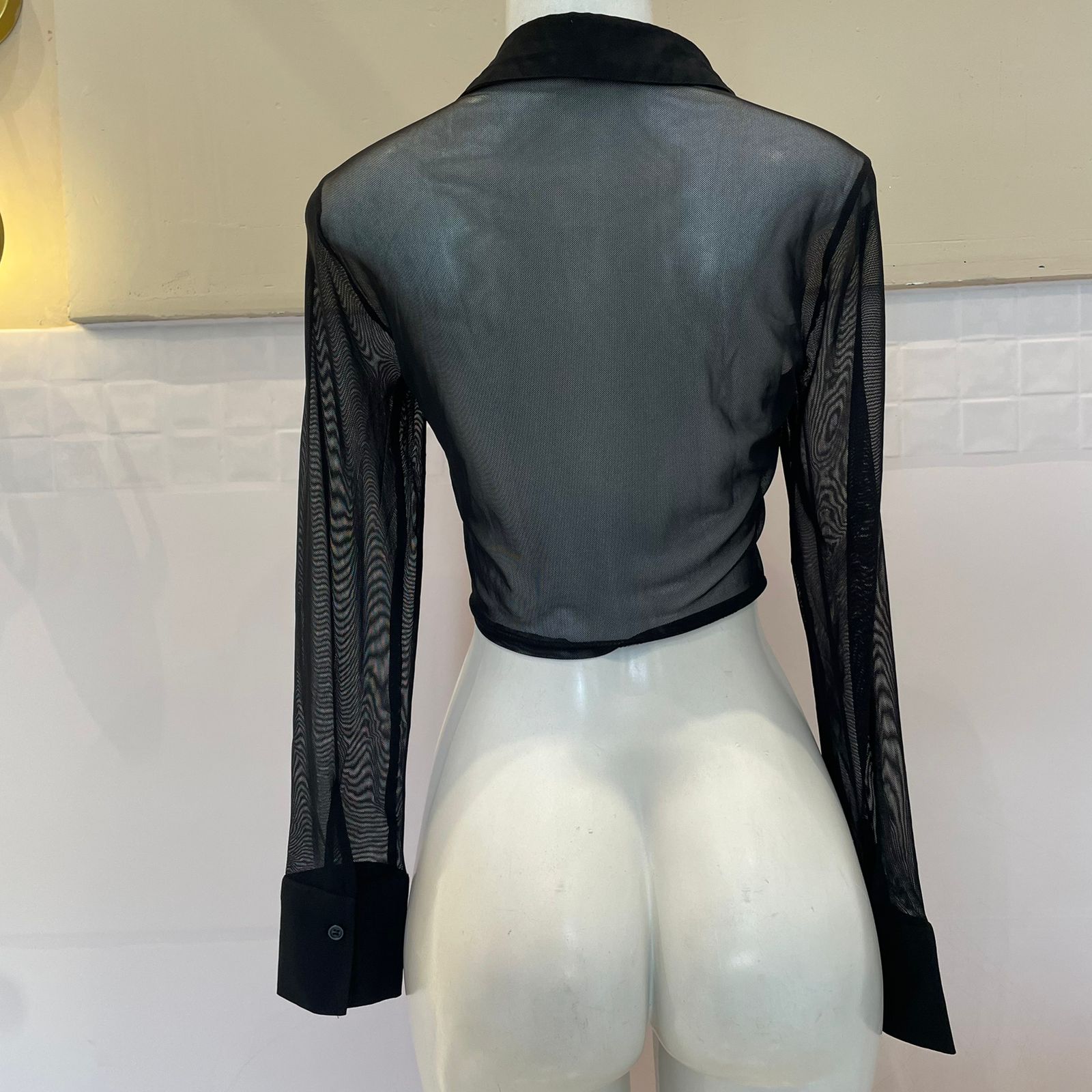 CROPED FINO PRETO TAM P