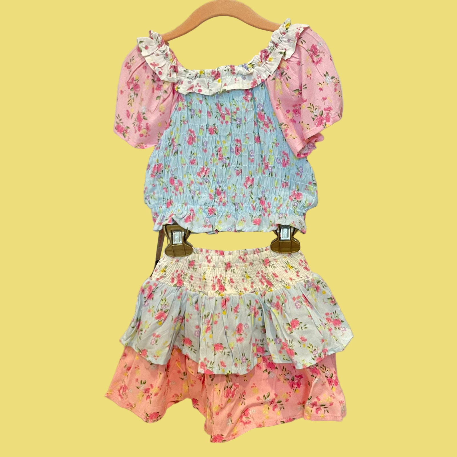 CONJUNTO TOP / SAIA LEMON KISS