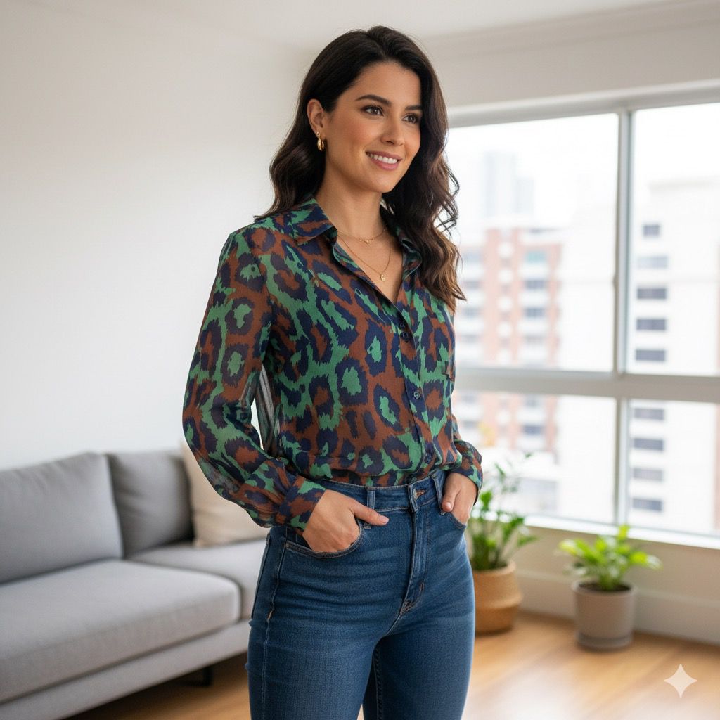 BLUSA ESTAMPADA  DIANEVONFURSTENBERG