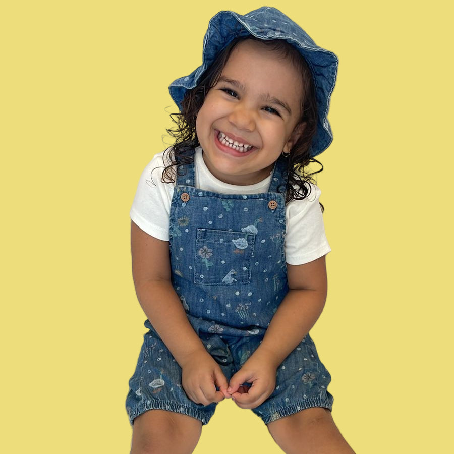 KIT MACAQUINHO + BODY + CHAPEU  M&S