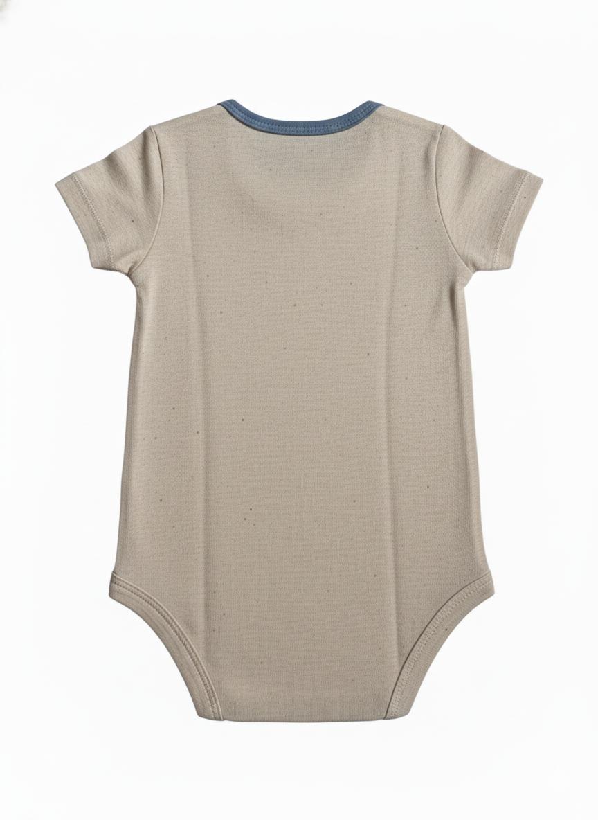 BODY INFANTIL MASCULINO RABBIT+BEAR TAM 6 A 9 MESES