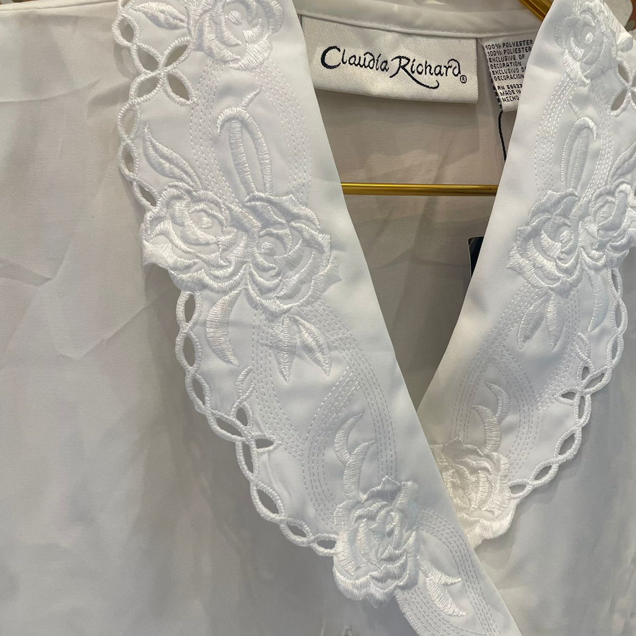 BLUSA C/ BORDADO CLAUDIA RICHARD