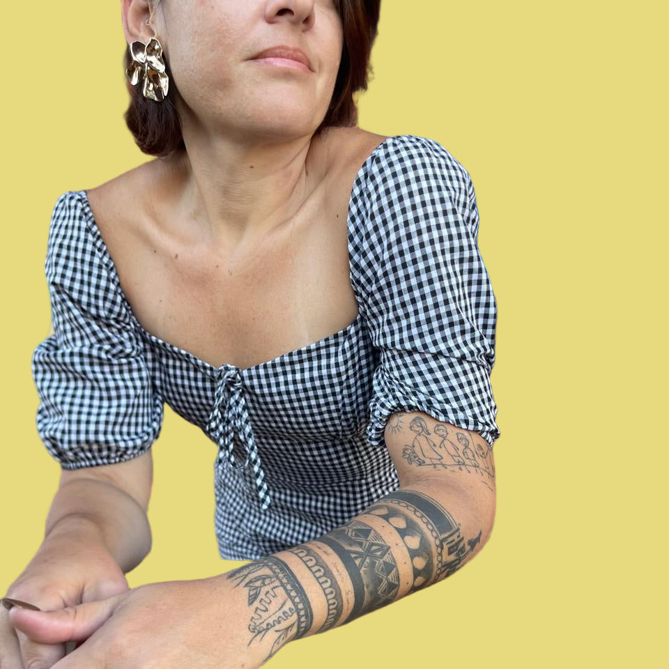 VESTIDO XADREZ  BRAVE SOUL LONDON