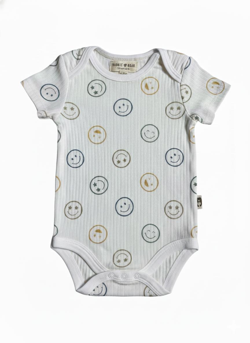 BODY INFANTIL MASCULINO RABBIT+BEAR TAM 6 A 9 MESES
