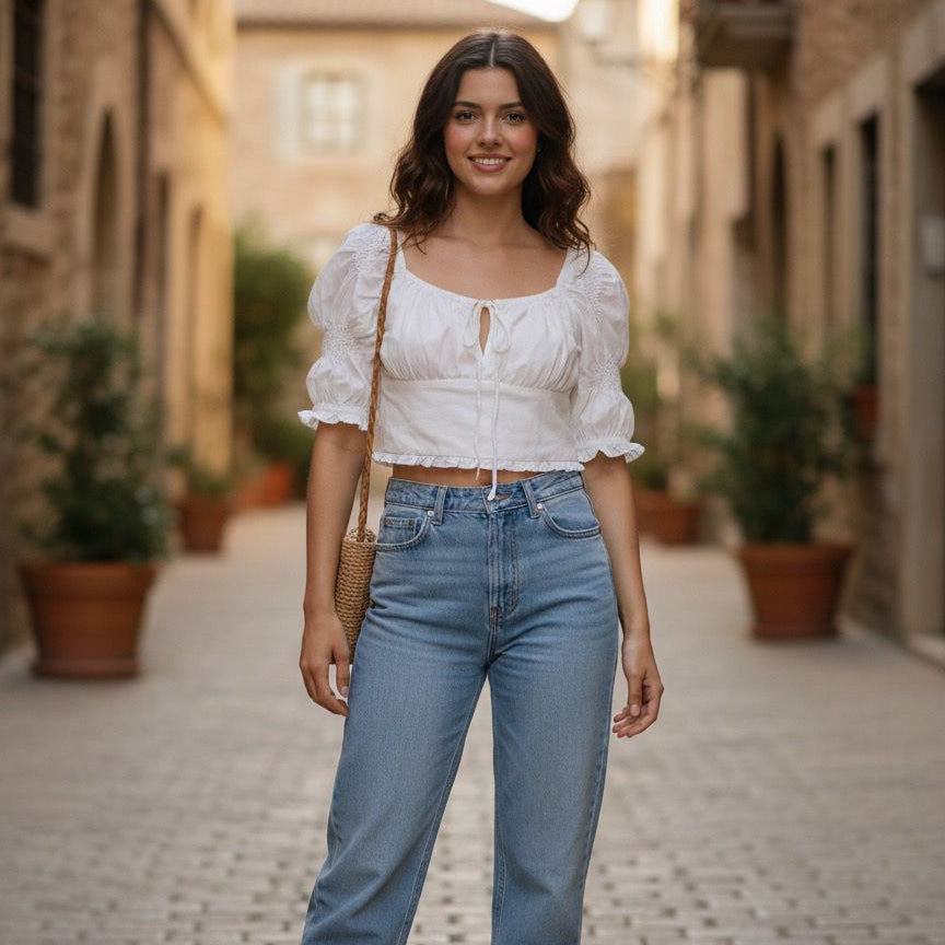 CROPPED FRENTE UNICA ZARA