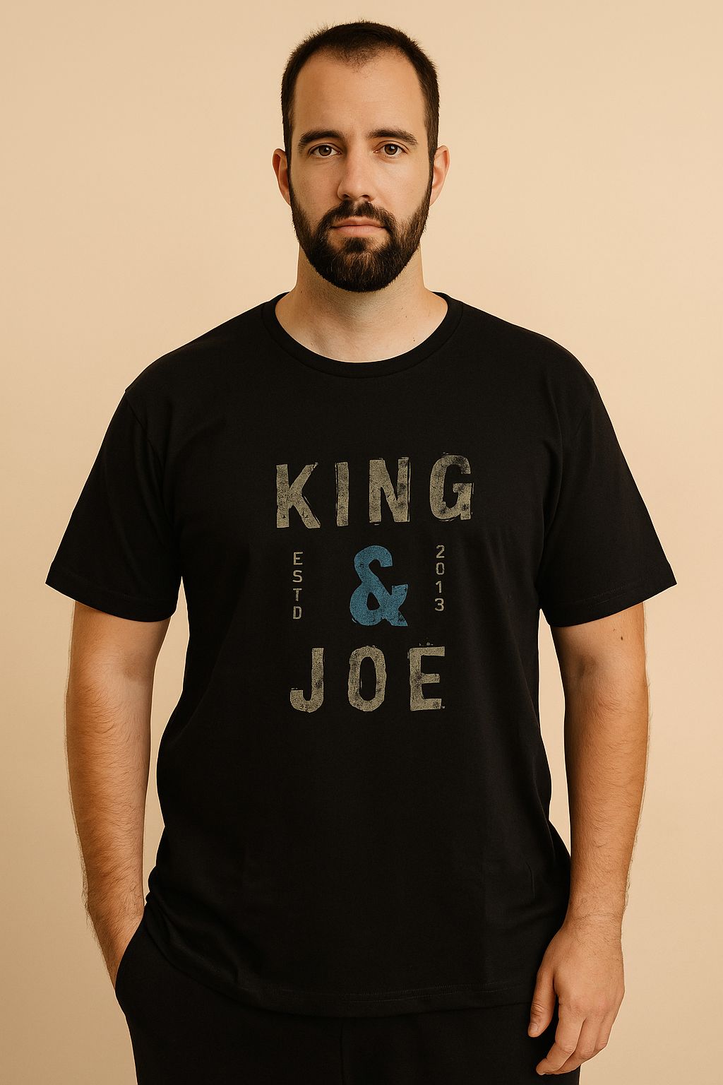 Camiseta Premium Cotton Flex 30 King&Joe Estampado