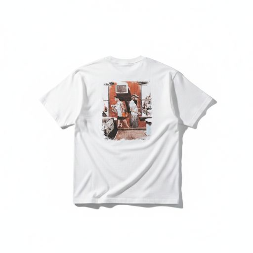 TSHIRT MASCULINA DENIM & FLOWERS TAM G