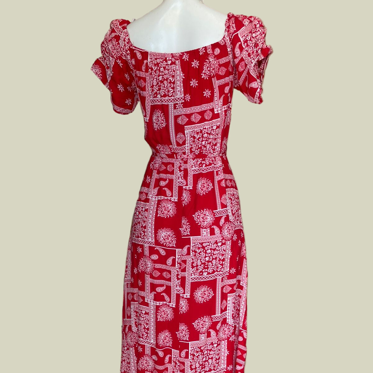 VESTIDO ESTAMPADO APRICOT