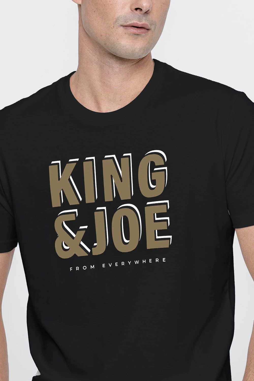Camiseta Premium Cotton Flex 30 King&Joe Estampado