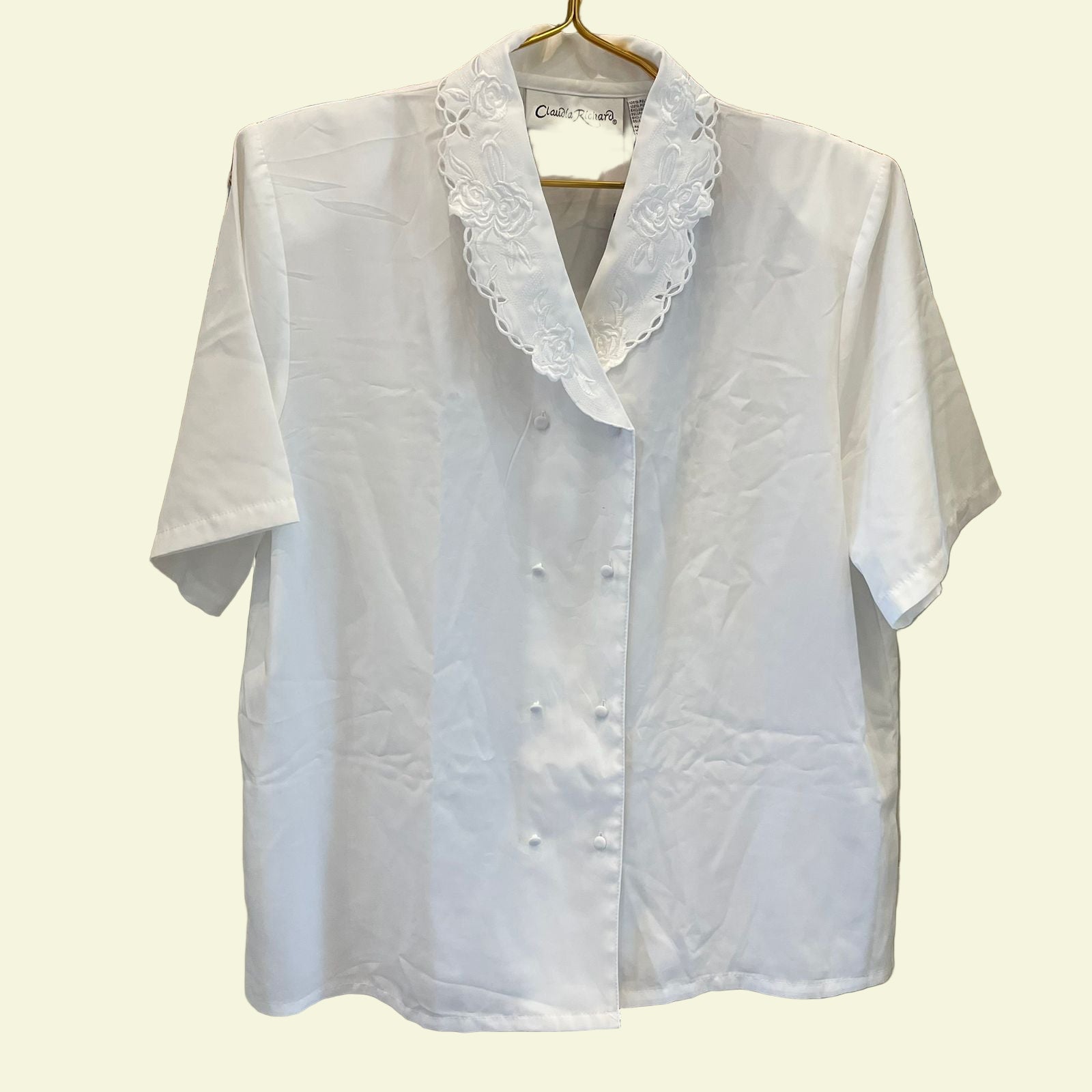 BLUSA C/ BORDADO CLAUDIA RICHARD