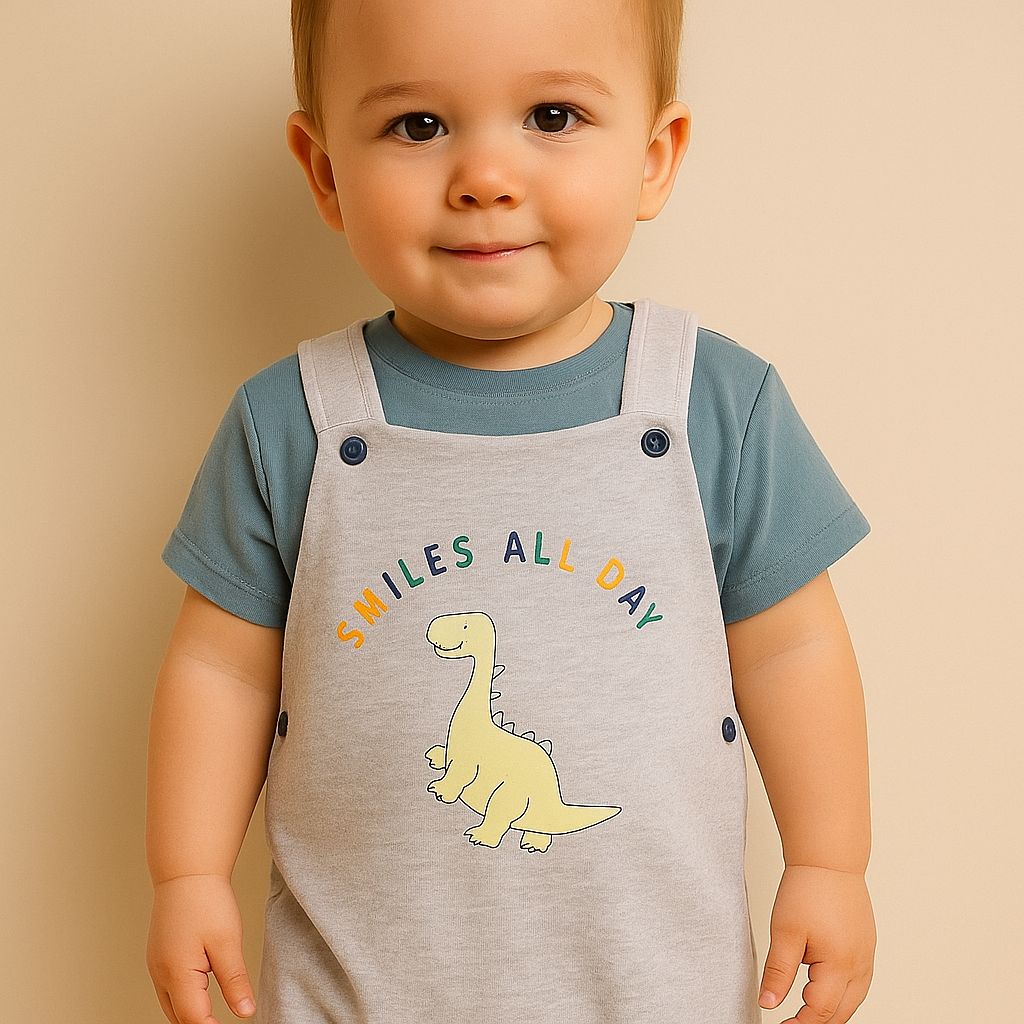 MACAQUINHO CINZA M&S TAM 2 A 3 ANOS